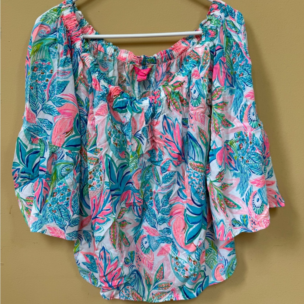 Floral Off-Shoulder Women's Top